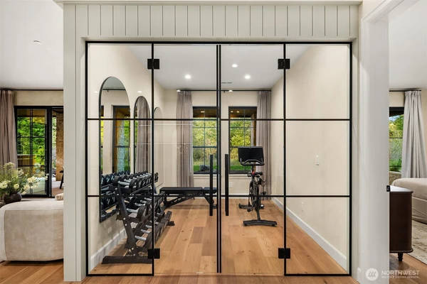 The gym.