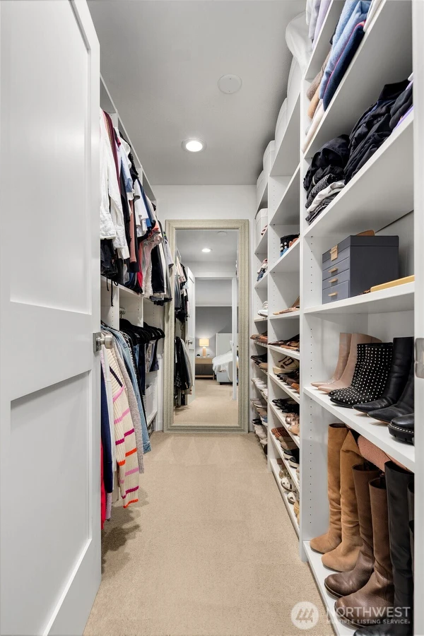 Generous sized Primary Closet