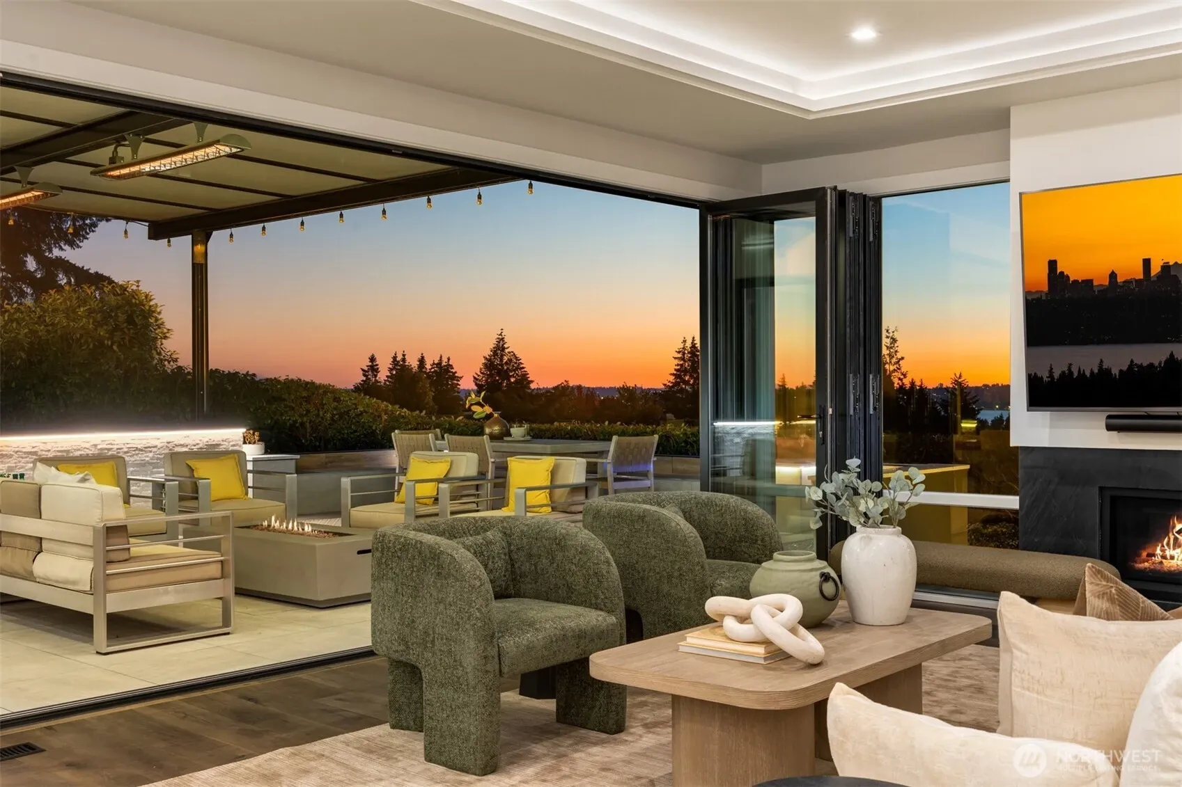 Main level Nana® Wall / Outdoor heaters, water features, built in kitchen and more